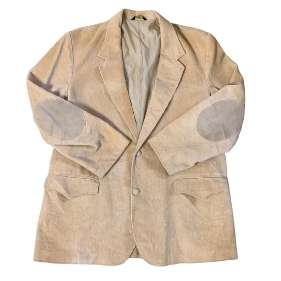 Pioneer Wear Made In The USA Vintage Corduroy Blazer With Elbow Patches - Picture 3 of 13